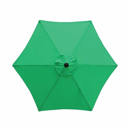 GAN EDEN 7.5 ft. Tiltable Hunter Green Patio Umbrella GA2513730